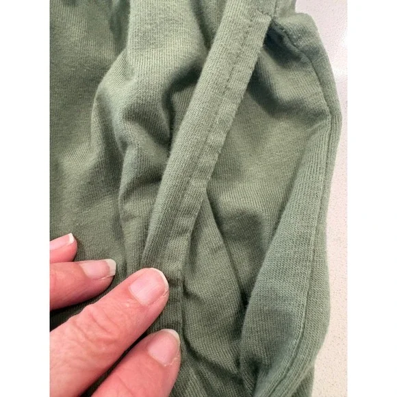 Disney Parks Enchanted Tiki Room Embroidered Parrot Dress Olive Green XL Pockets - Picture 9 of 9